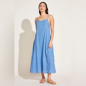 Vitamin A Mari Maxi Dress - Ocean Organic Cotton size M
